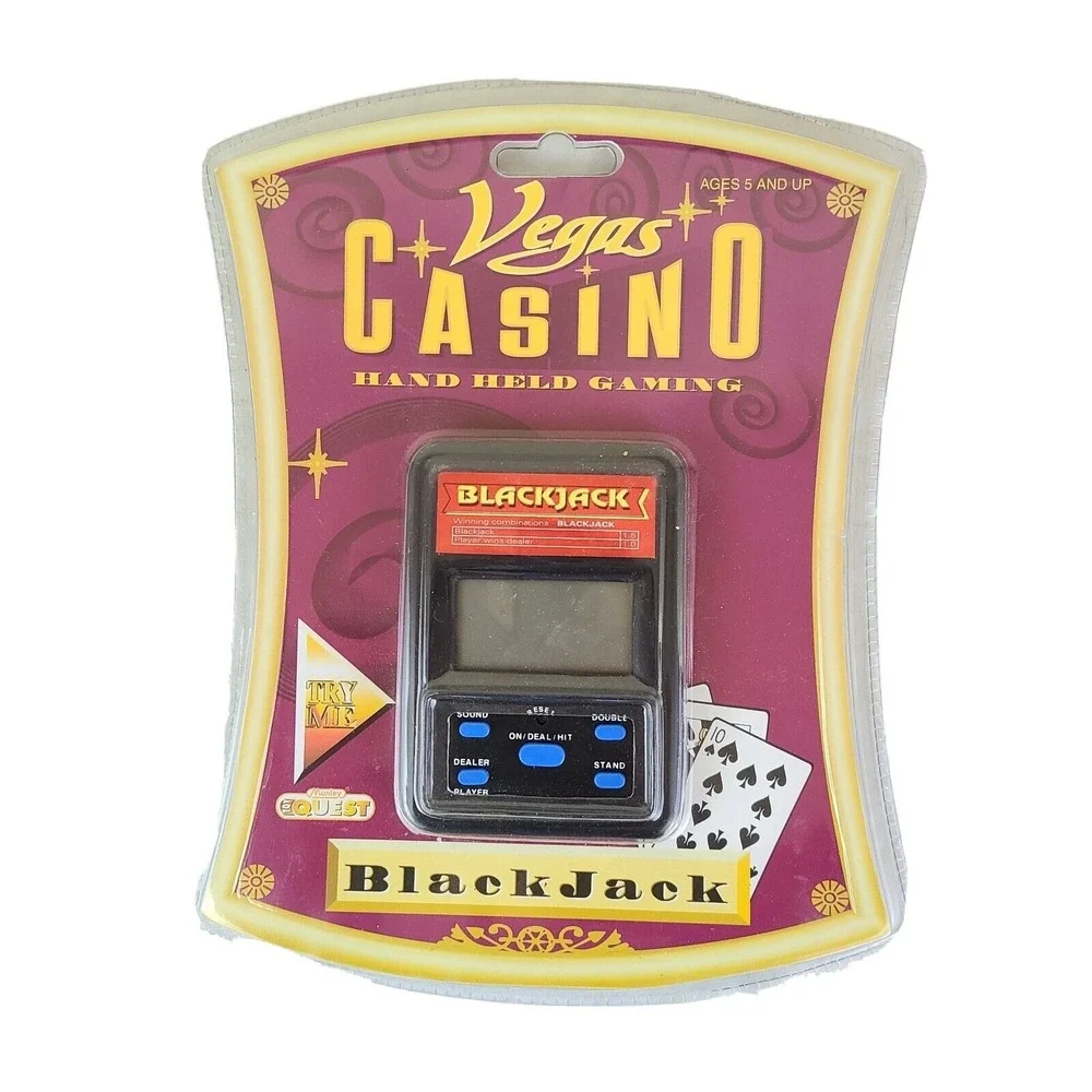 Manley‎ Toy Quest Vegas Casino Blackjack Hand Held Game New